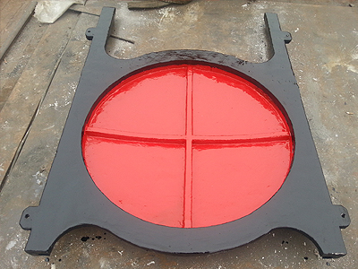 雙向止水鑄鐵閘門(mén)-鑲銅式雙向止水鑄鐵閘門(mén)